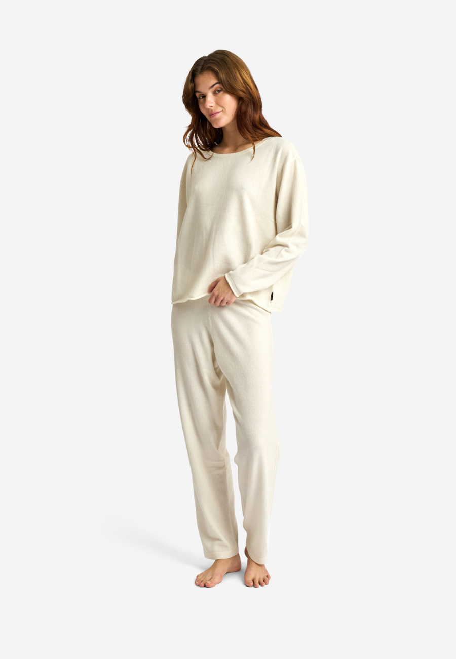 Striktrøje | 100% Merinould | Ivory -JBS of Denmark Women