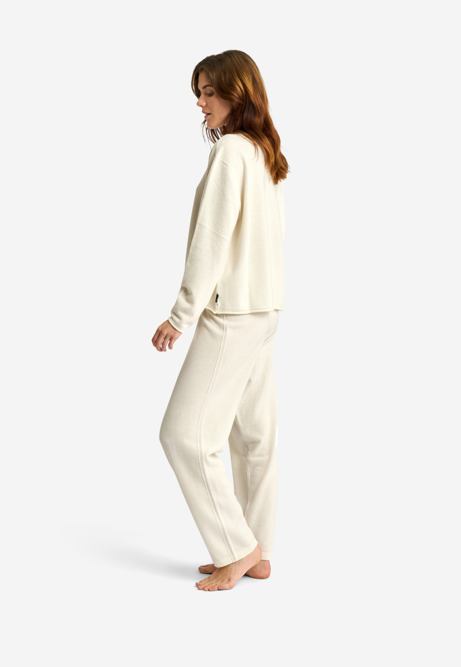 Bukser | 100% Merinould | Ivory -JBS of Denmark Women