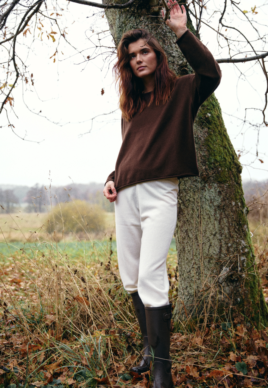 Bukser | 100% Merinould | Ivory -JBS of Denmark Women