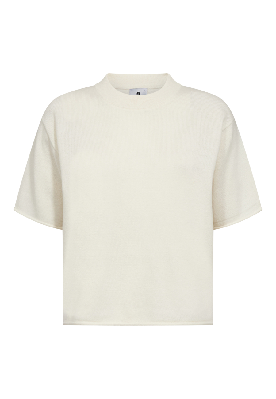 T-shirt | 100% Merinould | Ivory -JBS of Denmark Women