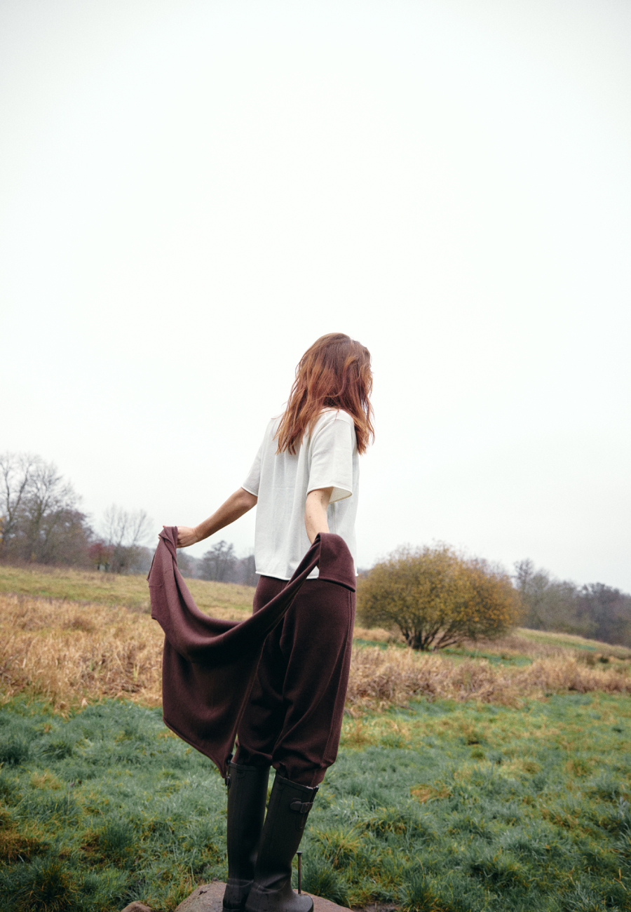 T-shirt | 100% Merinould | Ivory -JBS of Denmark Women