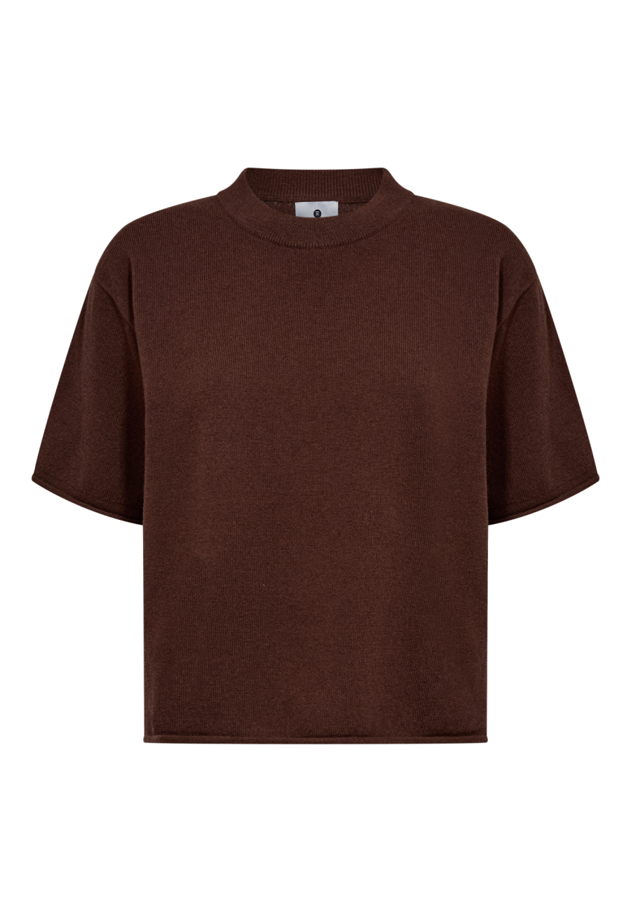 T-shirt | 100% Merinould | Brun -JBS of Denmark Women