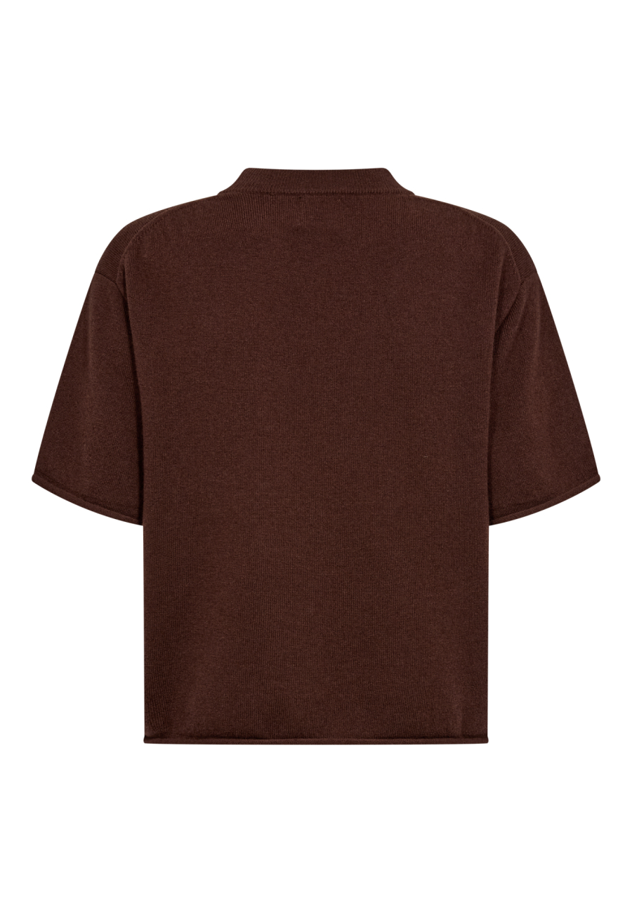 T-shirt | 100% Merinould | Brun -JBS of Denmark Women