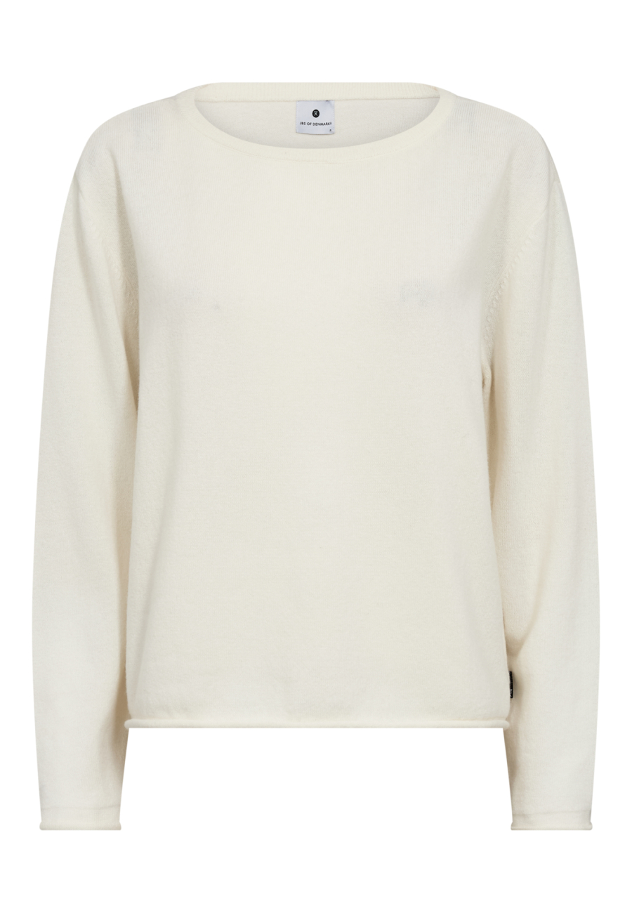 Striktrøje | 100% Merinould | Ivory -JBS of Denmark Women