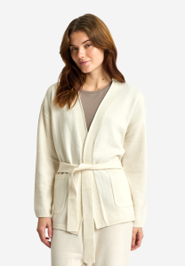 Cardigan | 100% Merinould | Ivory -JBS of Denmark Women