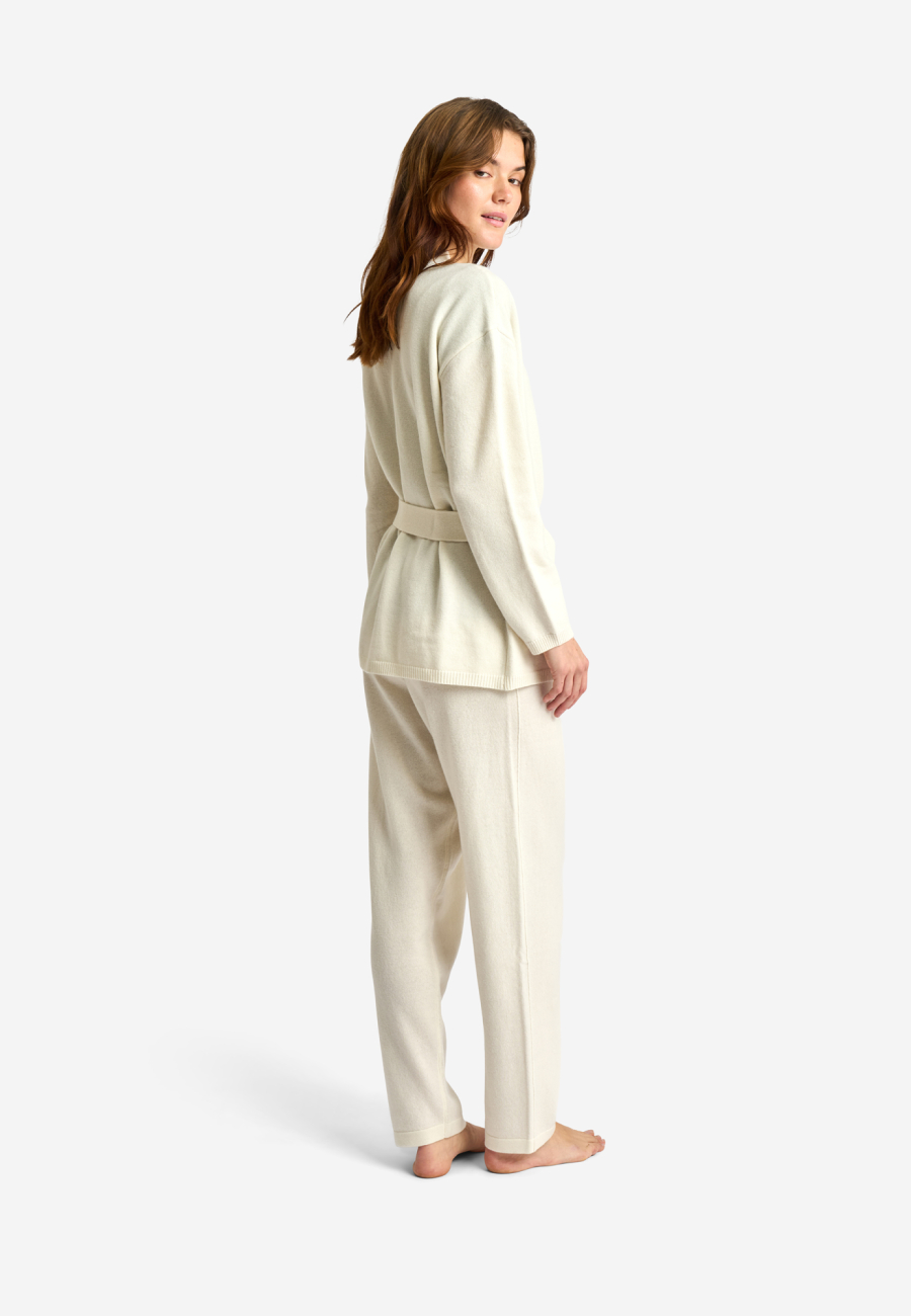 Cardigan | 100% Merinould | Ivory -JBS of Denmark Women