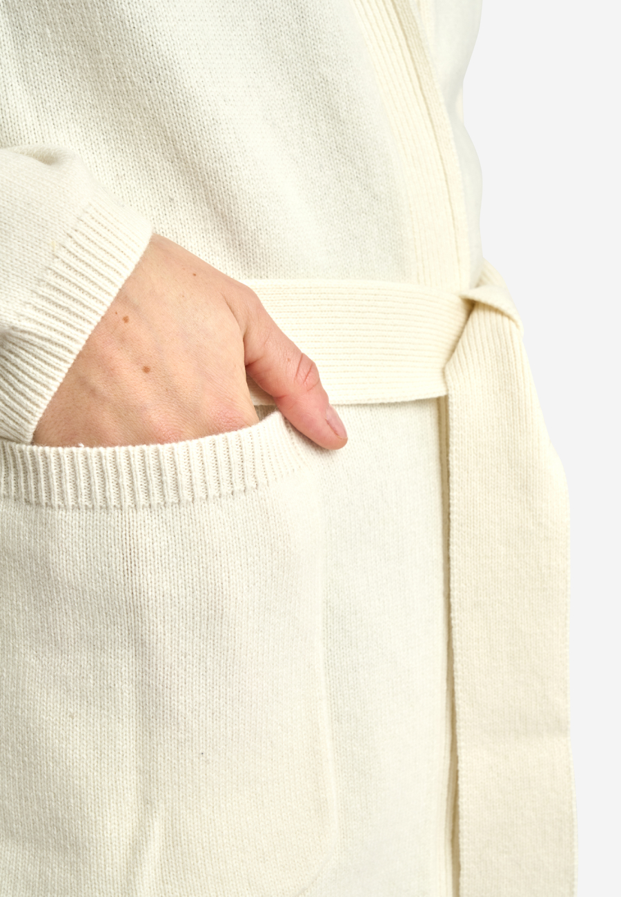 Cardigan | 100% Merinould | Ivory -JBS of Denmark Women