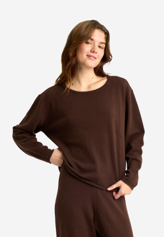 Striktrøje | 100% Merinould | Brun -JBS of Denmark Women