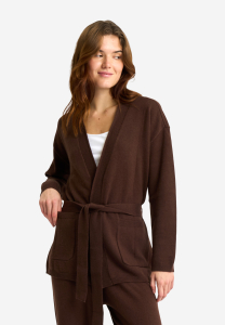 Cardigan | 100% Merinould | Brun -JBS of Denmark Women