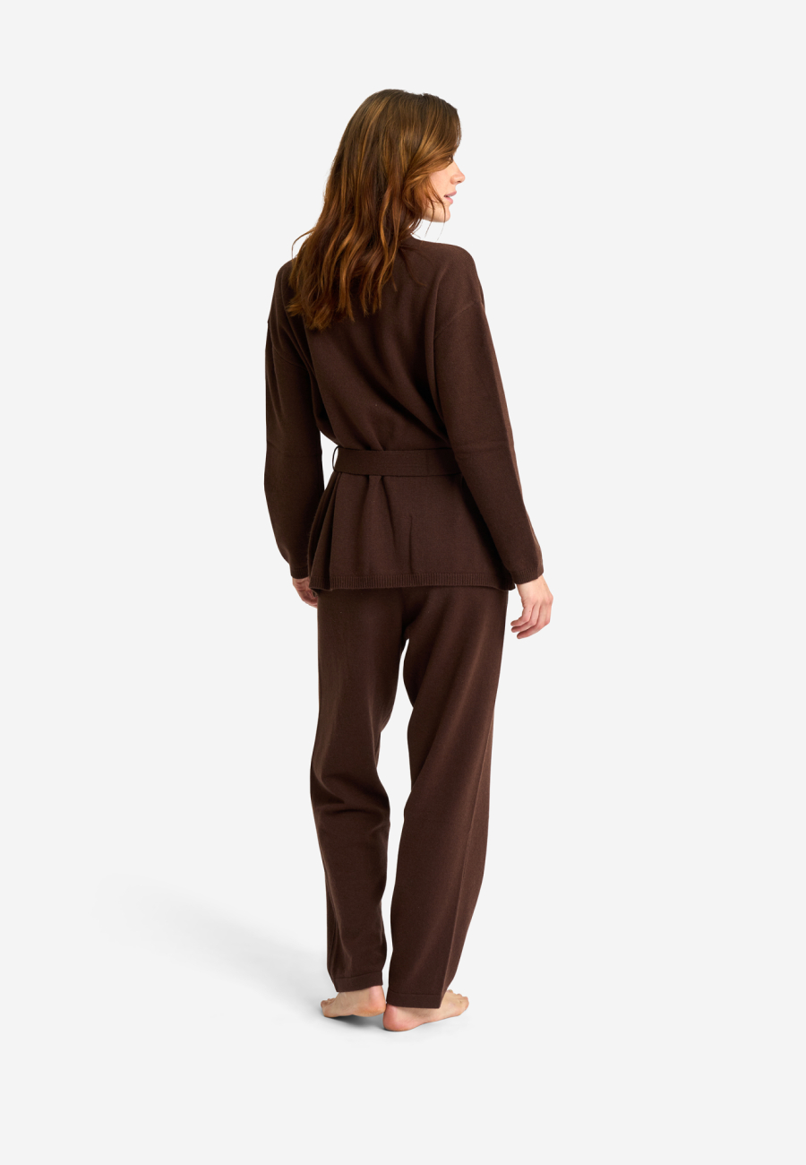 Cardigan | 100% Merinould | Brun -JBS of Denmark Women