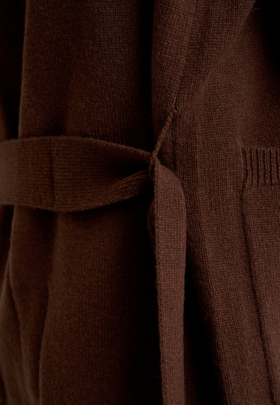 Cardigan | 100% Merinould | Brun -JBS of Denmark Women