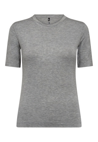 Cashmere-blend t-shirt | Bambusviskose | Grå -JBS of Denmark Women