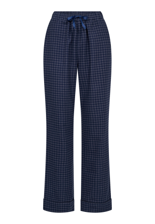 Pyjamasbukser | 100% økologisk bomuld | Navy ternet -JBS of Denmark Women