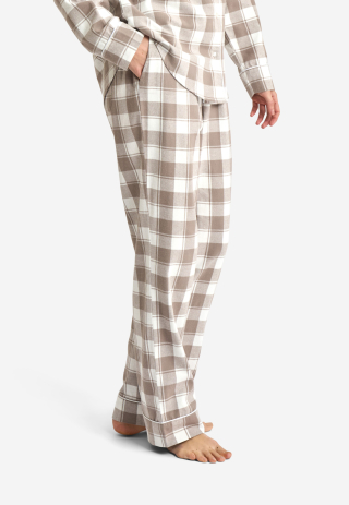Pyjamasbukser | 100% økologisk bomuld | Sand ternet -JBS of Denmark Women Pyjamasbukser | 100% økologisk bomuld | Sand ternet -JBS of Denmark Women