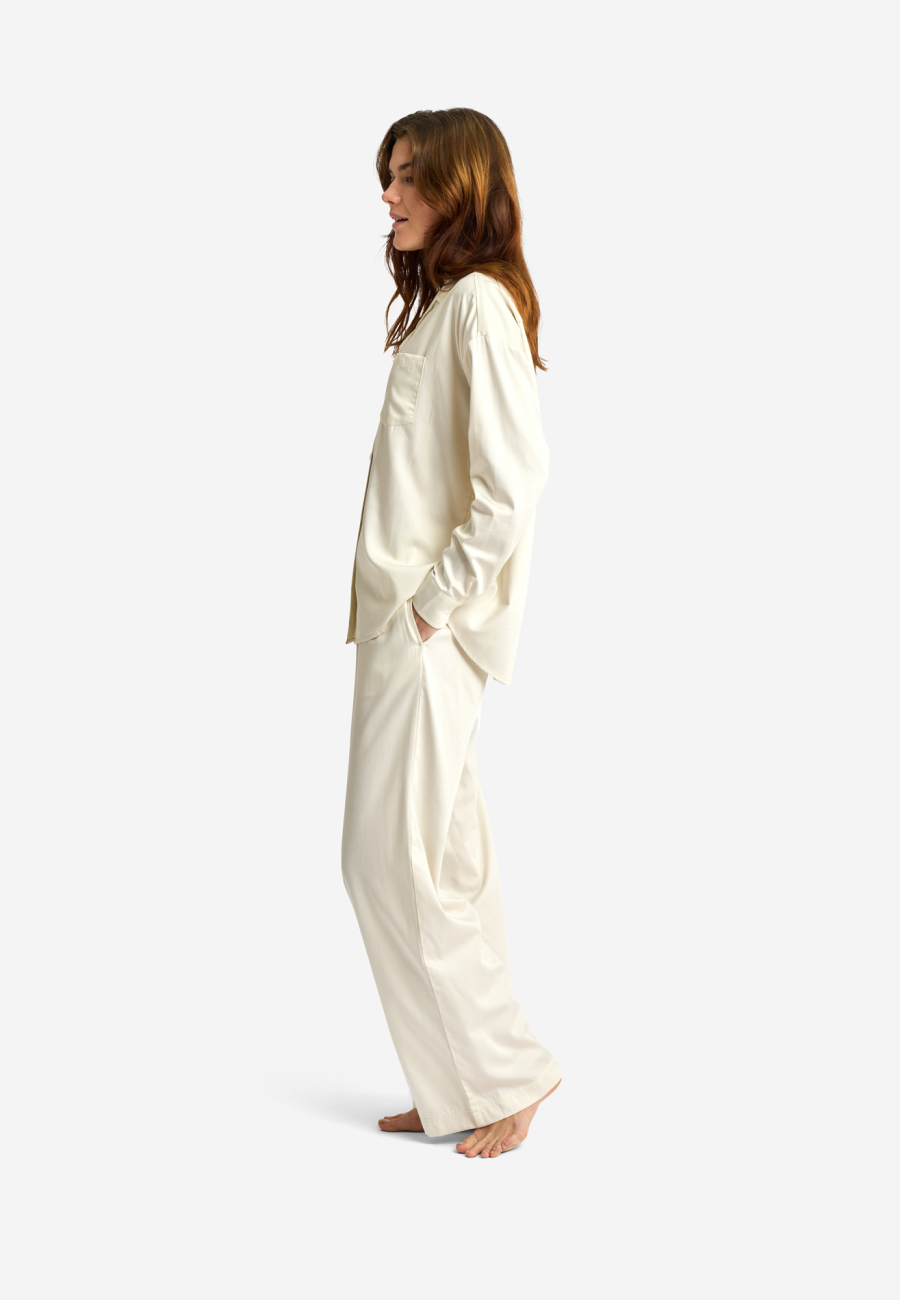 Pyjamasskjorte | Bambusviskose | Ivory -JBS of Denmark Women