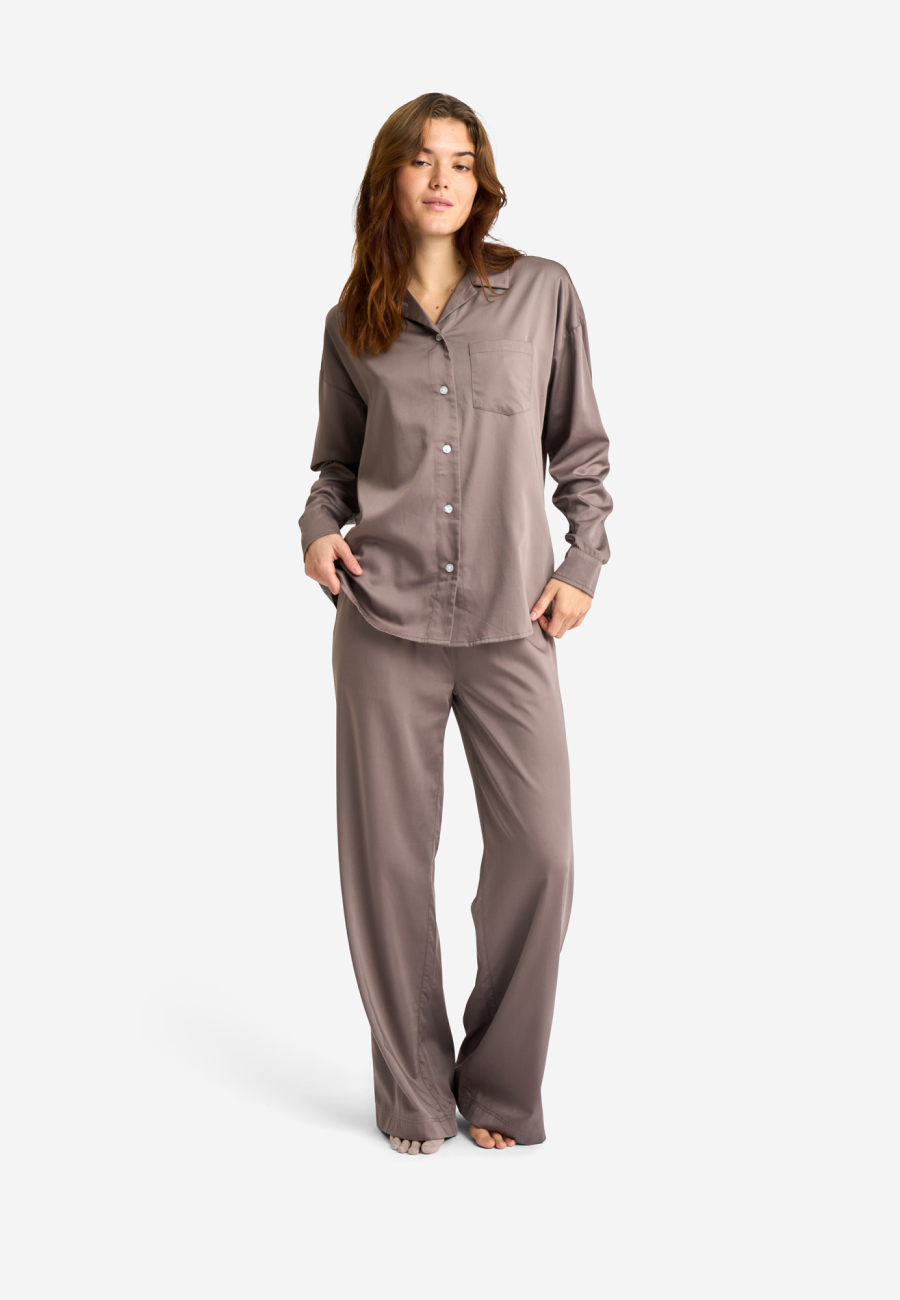 Pyjamasbukser | Bambusviskose | Brun -JBS of Denmark Women