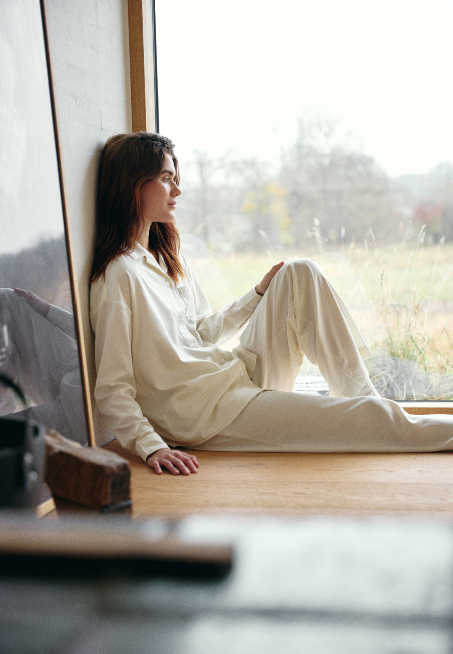 Pyjamasbukser | Bambusviskose | Ivory -JBS of Denmark Women
