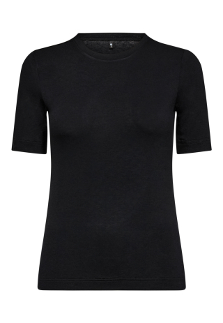 Cashmere-blend t-shirt | Bambusviskose | Sort -JBS of Denmark Women