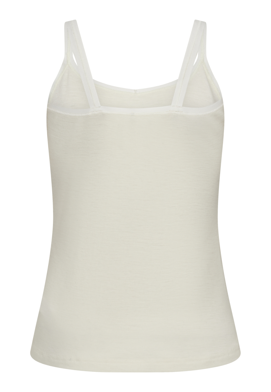 Stroptop, 100% uld, Ivory