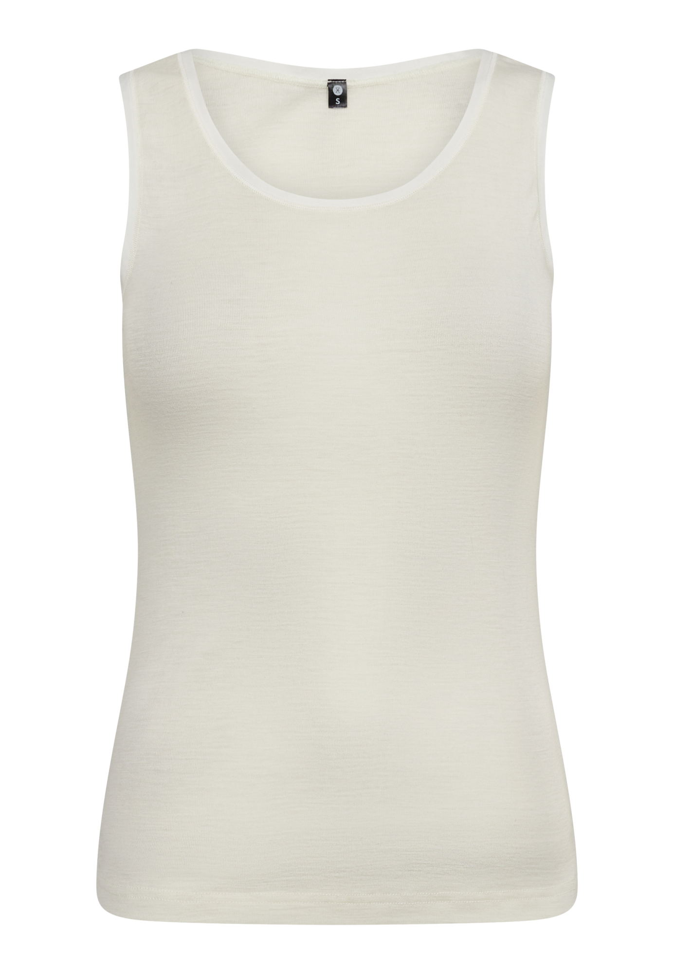 Tanktop, 100% uld, Ivory