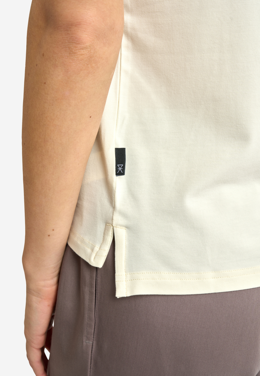 T-shirt, Bambusviskose, Ivory