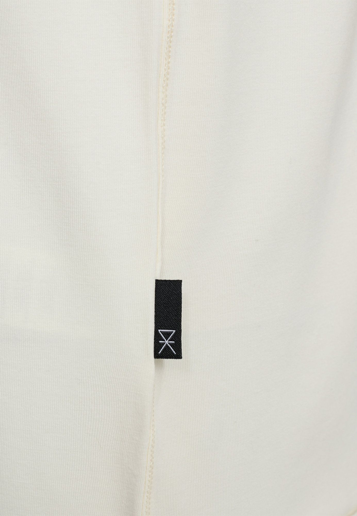 Langærmet t-shirt, Bambusviskose, Ivory