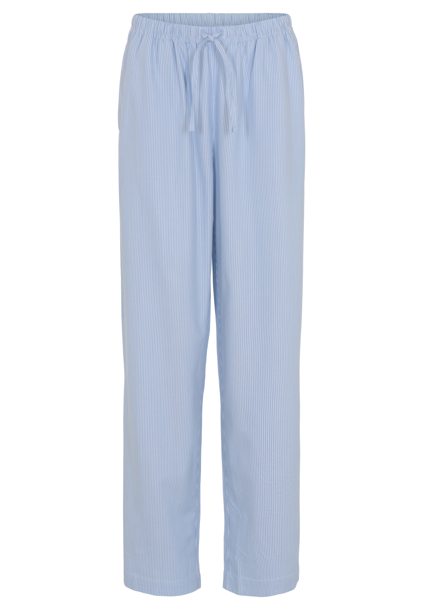 Pyjamasbukser, Bambusviskose, Blåstribet