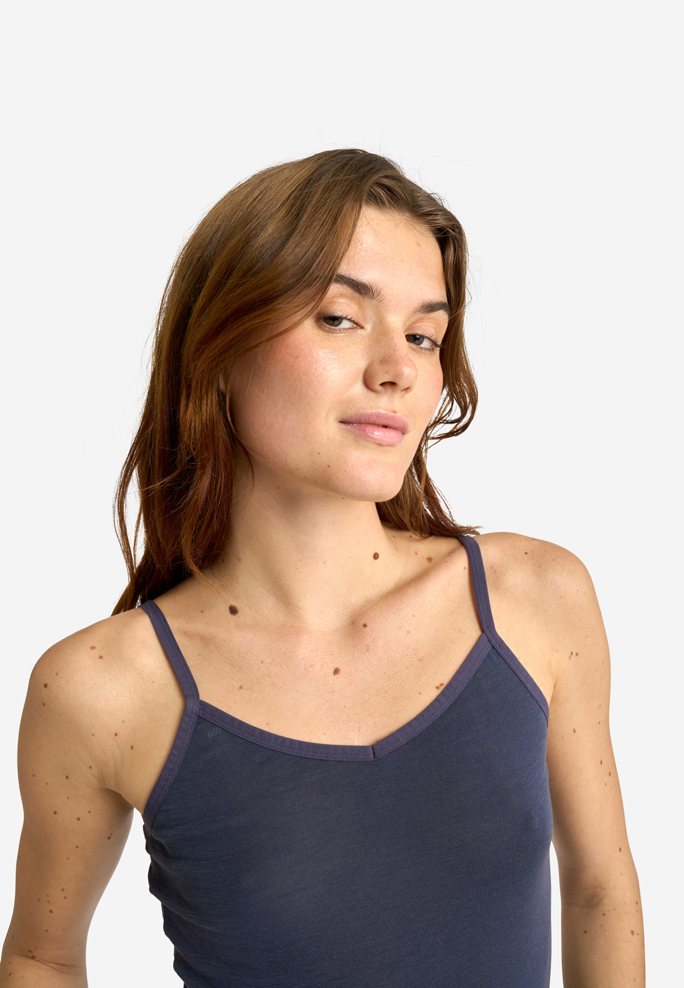 Stroptop, 100% uld, Lavendel