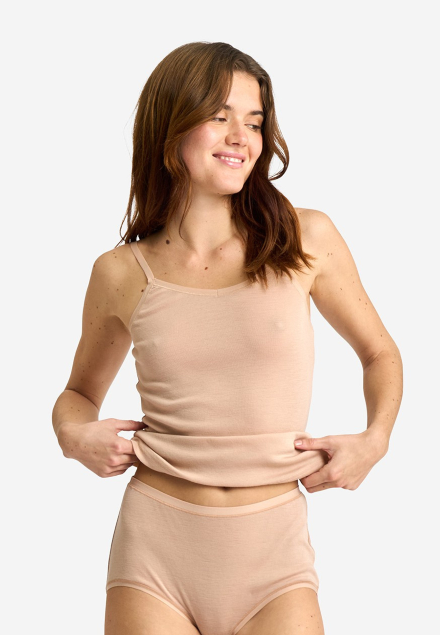 Stroptop, 100% uld, Nude