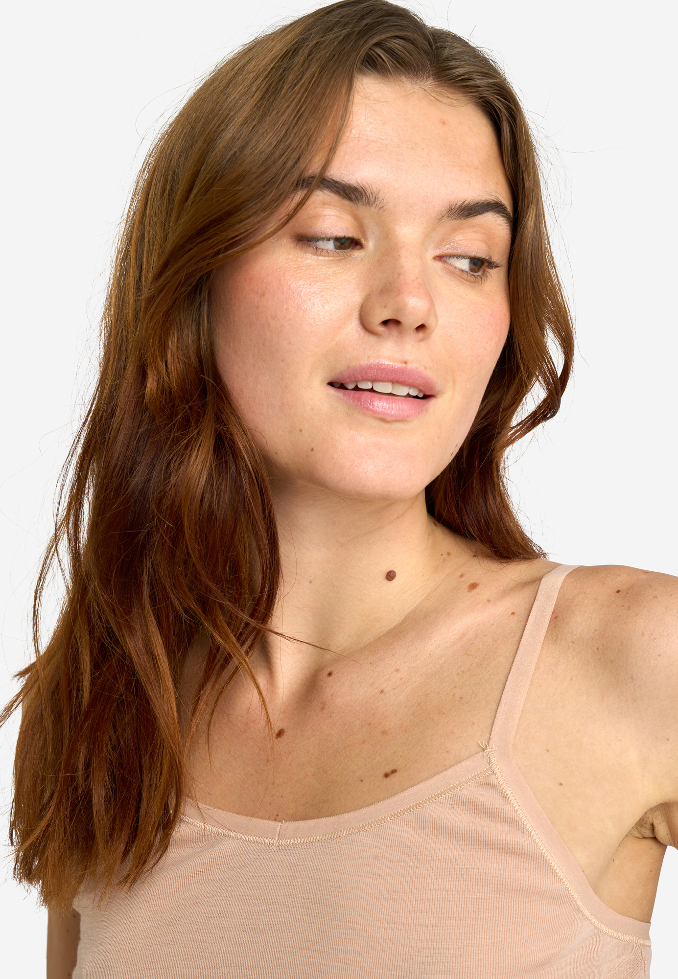 Stroptop, 100% uld, Nude