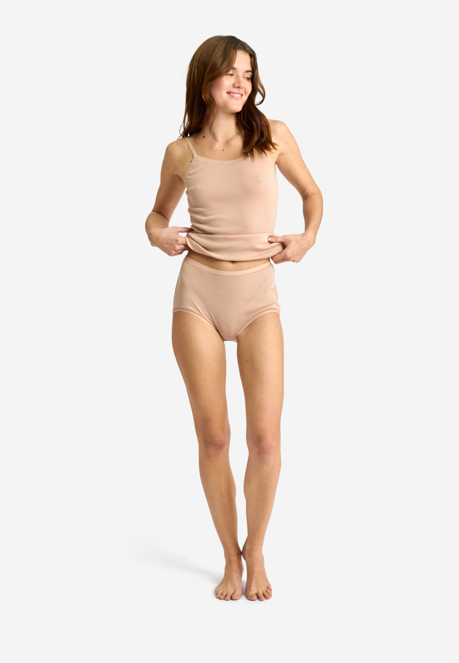 Stroptop, 100% uld, Nude