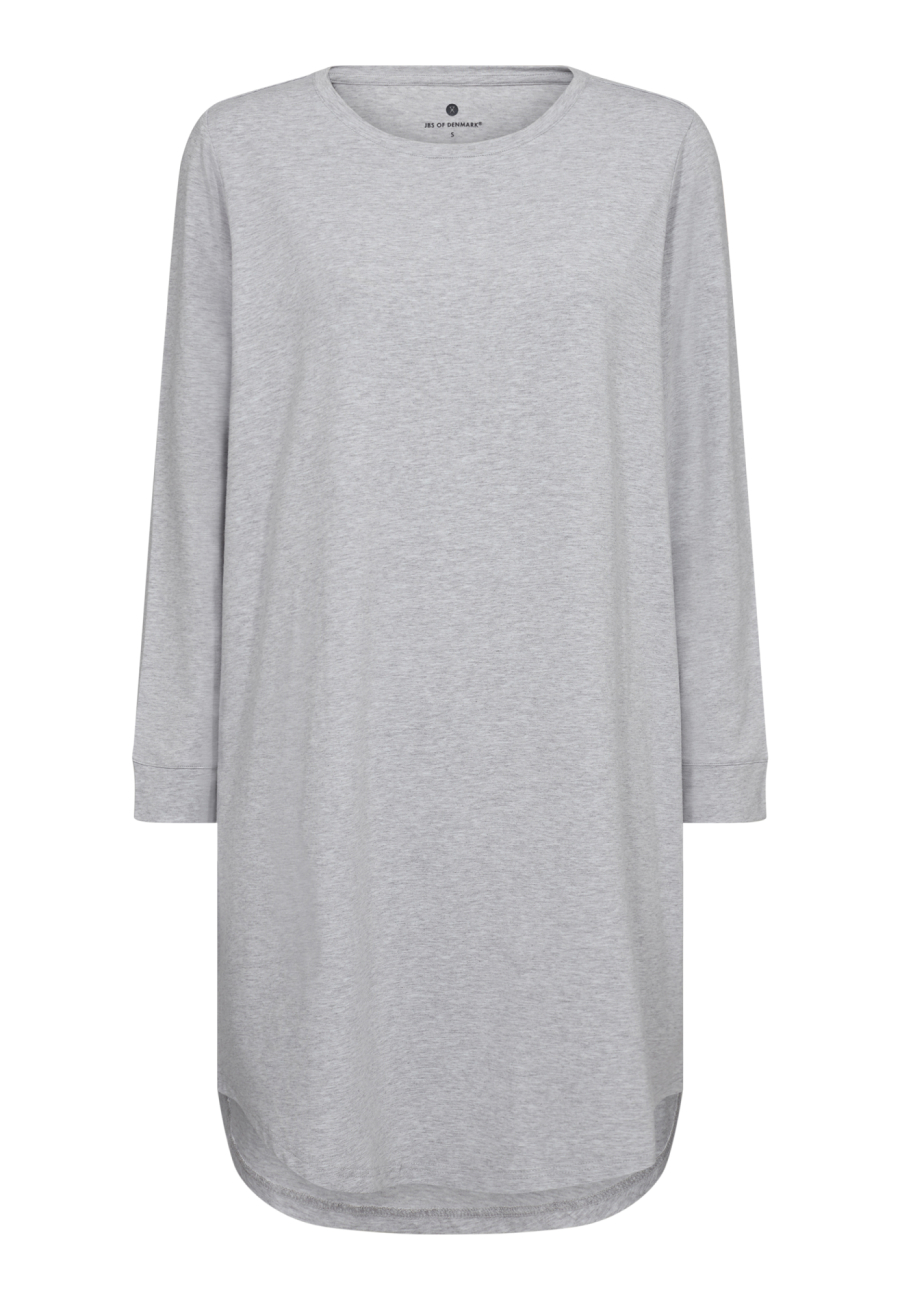 Big shirt m. lange ærmer, Bambusviskose, Grå