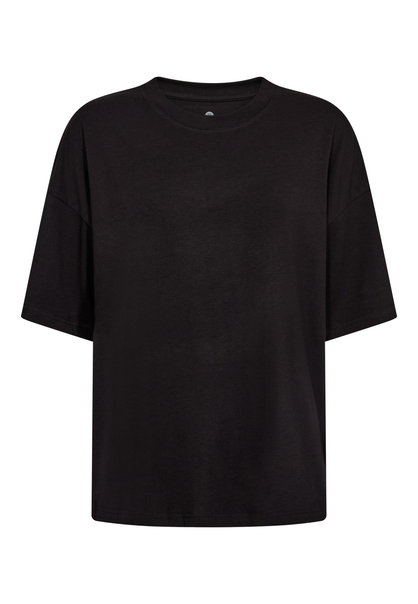 Oversized Tee, Bambusviskose, Sort