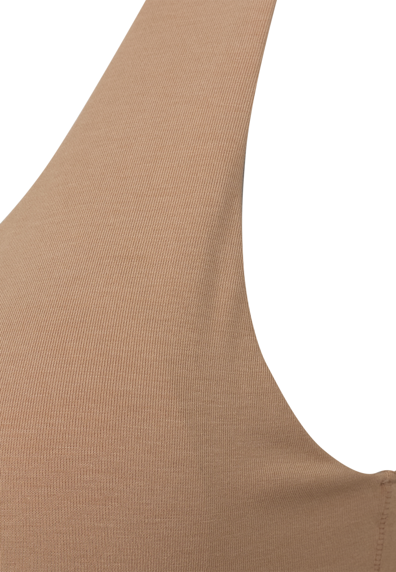 Tanktop m. support, Bambusviskose, Nude