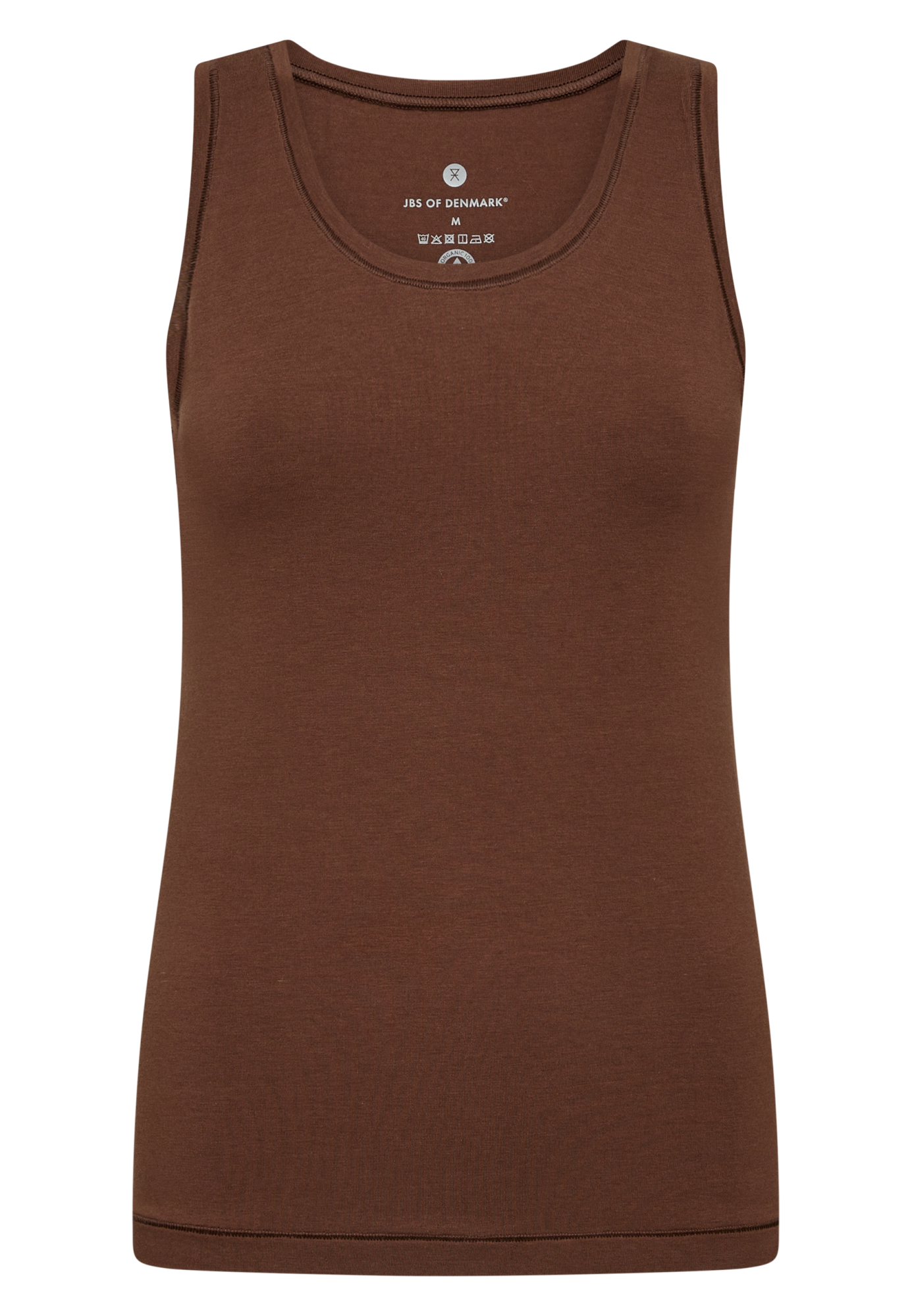 Tanktop, Bambusviskose, Brun