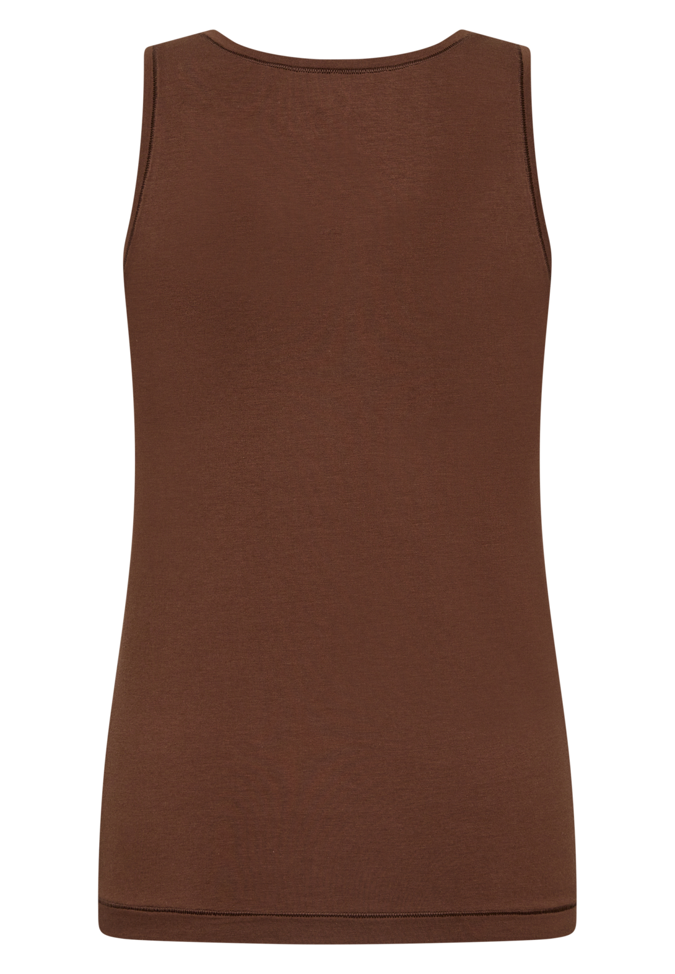 Tanktop, Bambusviskose, Brun