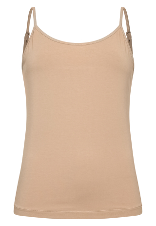 Stroptop, Bambusviskose, Nude Stroptop, Bambusviskose, Nude