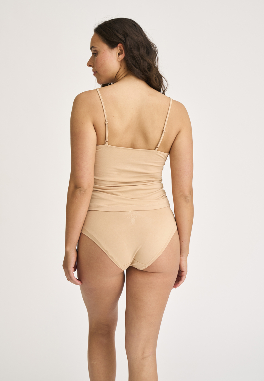 Stroptop, Bambusviskose, Nude