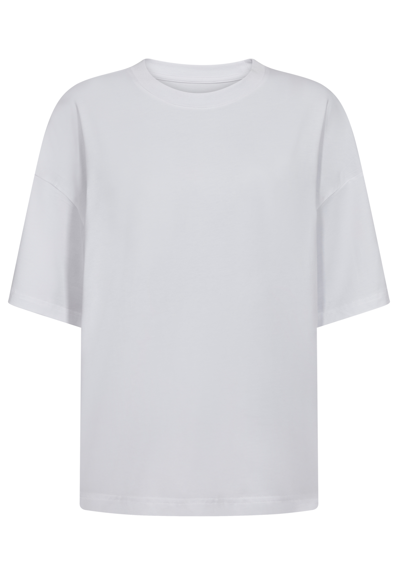 Oversized Tee, Bambusviskose, Hvid